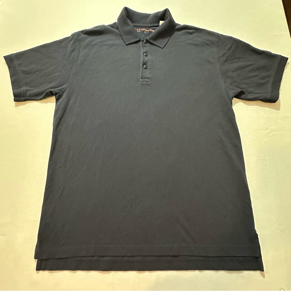 5.11 Tactical Polo Shirt Mens Large Black Short Sleeve Cotton Uniform Work